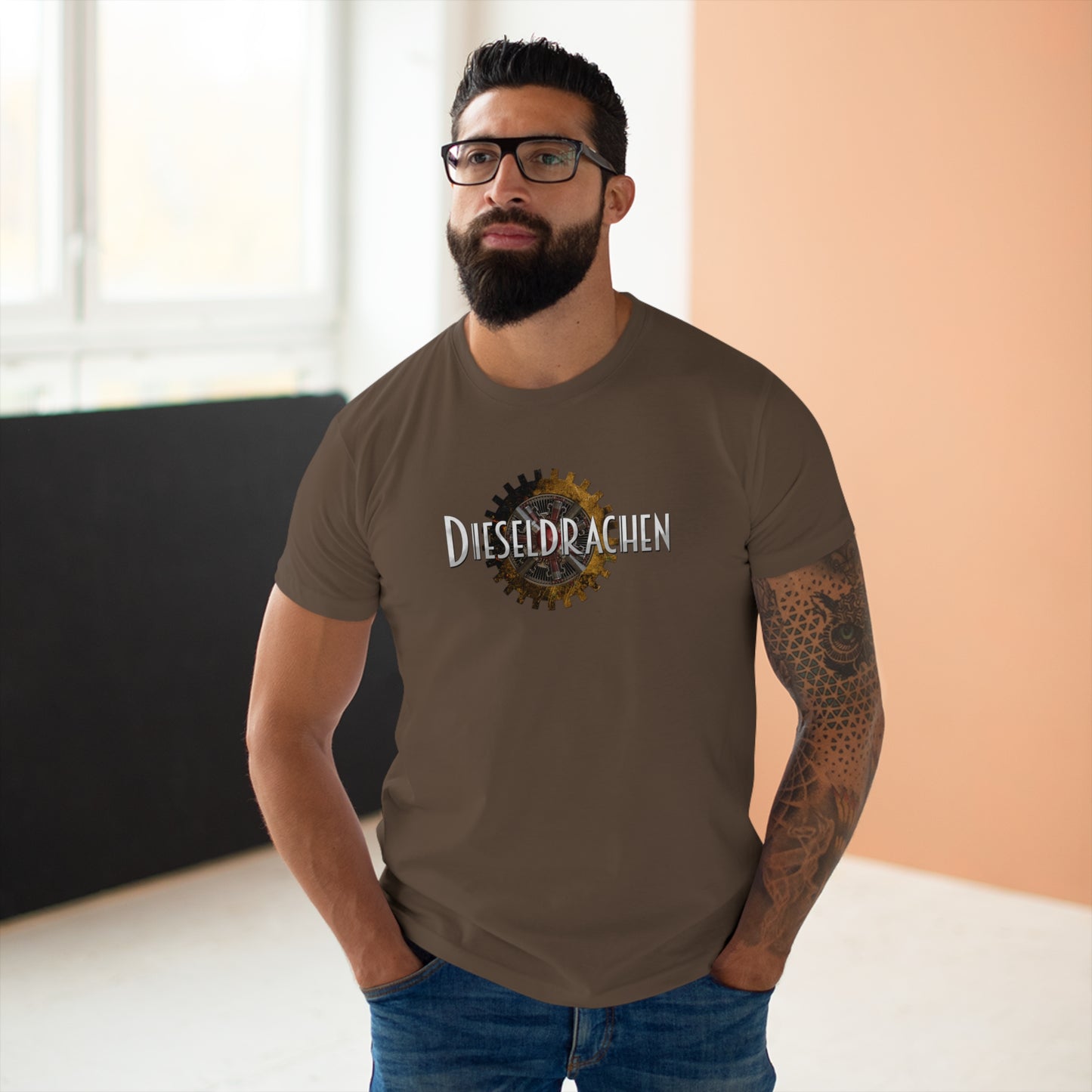 Dieseldrachen Single Jersey T-Shirt (Männer)
