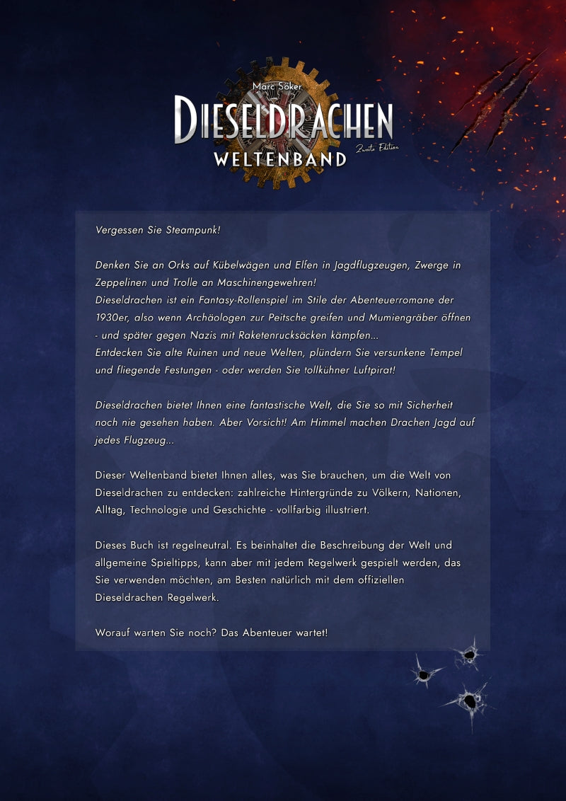 Dieseldrachen (2ND Edition) - Setting Book (German Print)