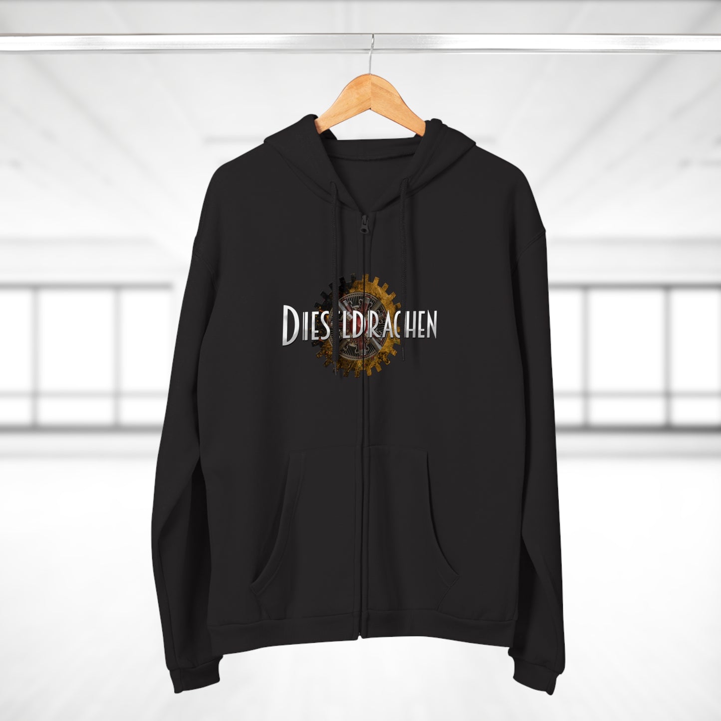 Hoodie mit Reißverschluss "Dieseldrachen"