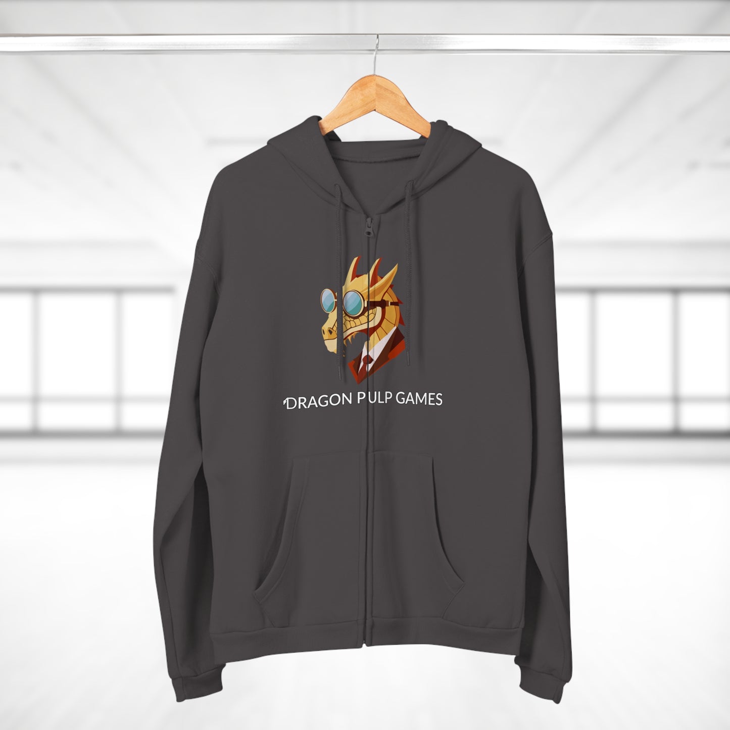 Hoodie mit Reißverschluss "Dragon Pulp Games"