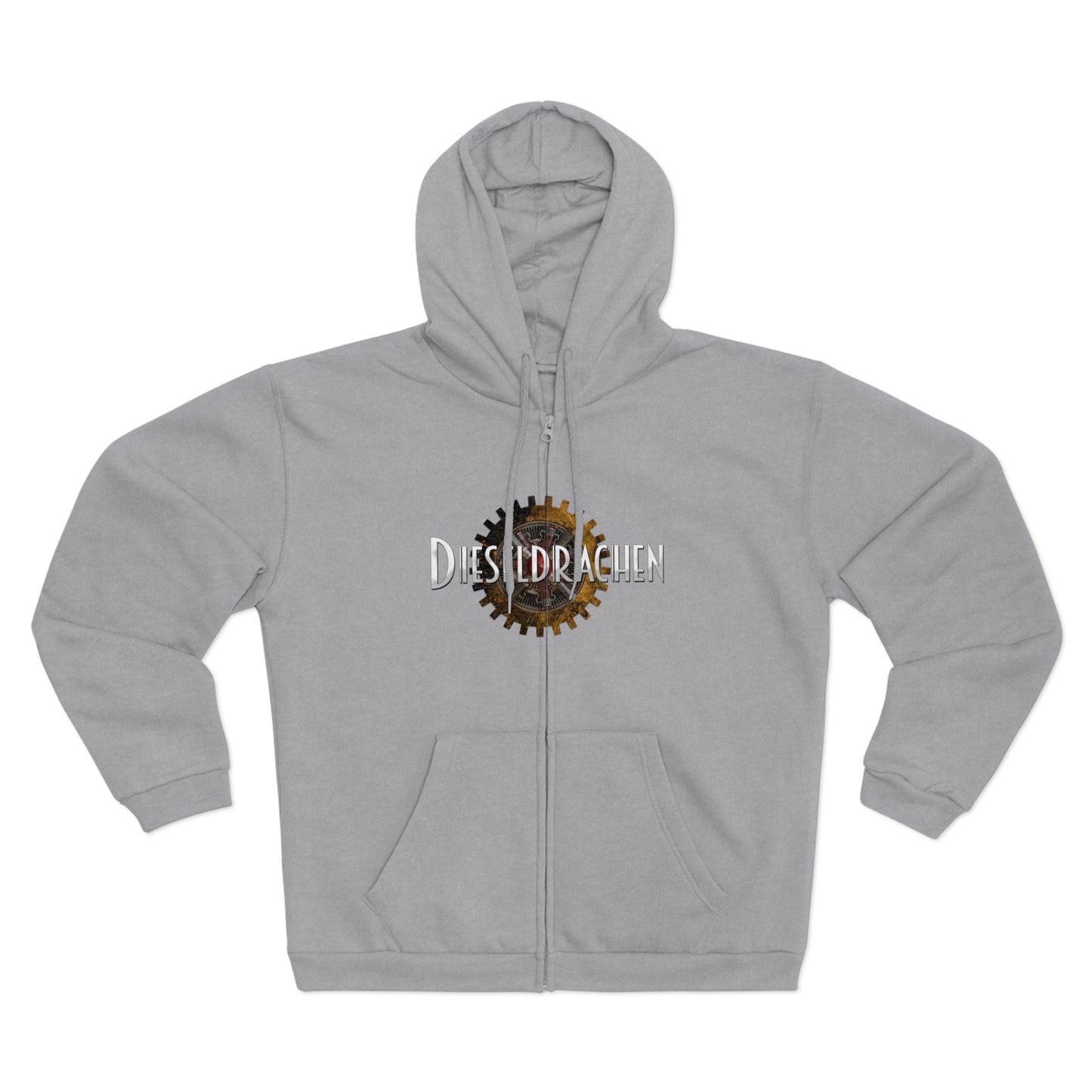 Hoodie mit Reißverschluss "Dieseldrachen"