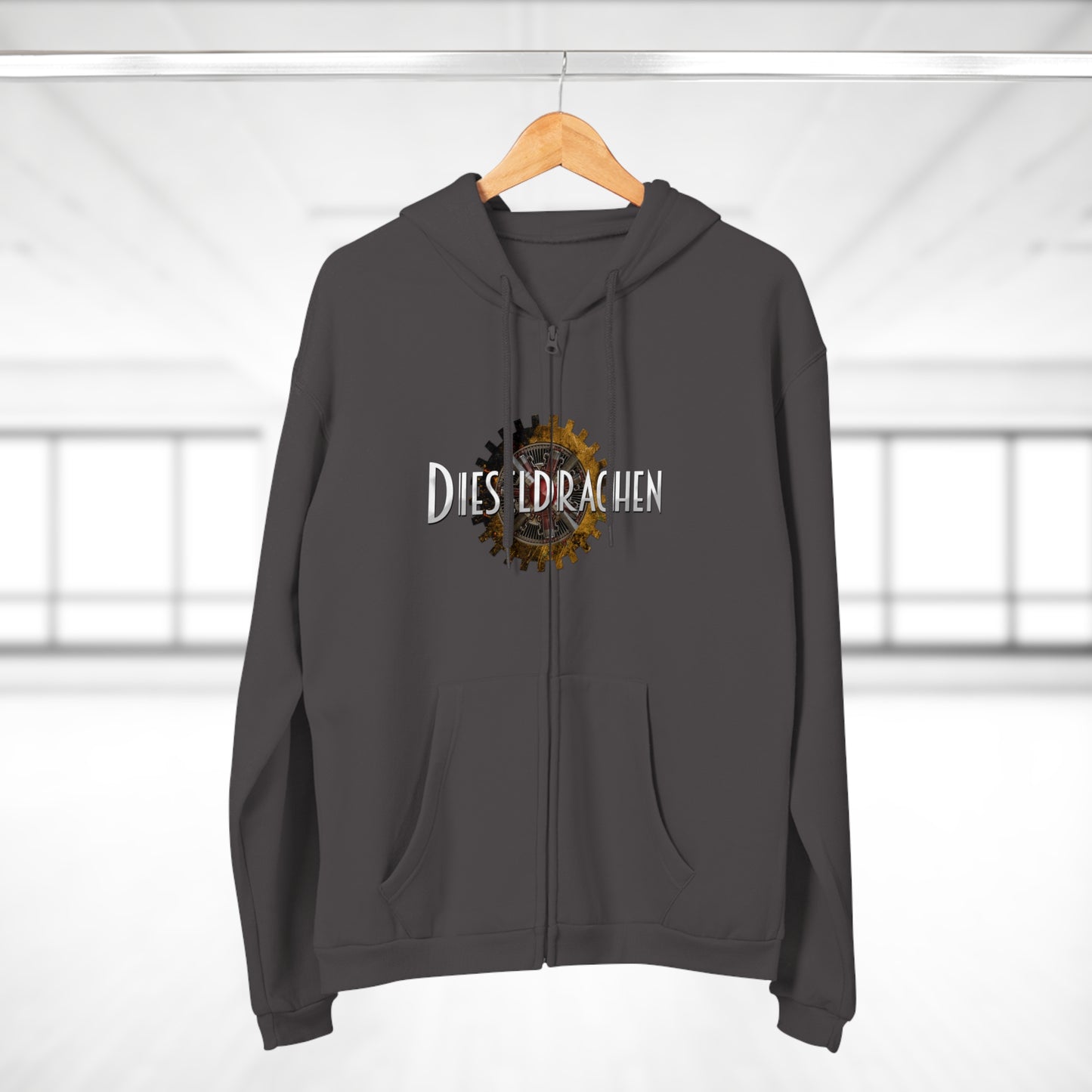 Hoodie mit Reißverschluss "Dieseldrachen"