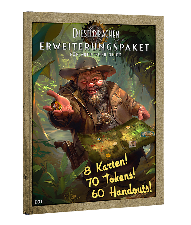 Dieseldrachen Addon-Pack for Adventures 1-3 (German print)