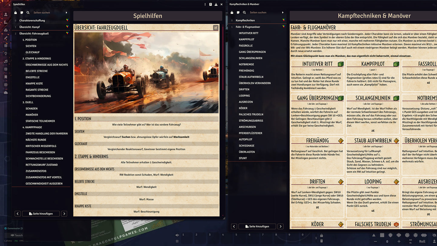 Dieseldrachen Kompendium für FoundryVTT [KEY]